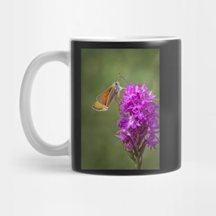 Pyramidal Orchid with Small Skipper Mug